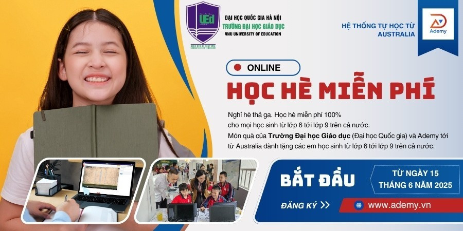 Phụ huynh hưởng ứng chương trình Học hè miễn phí Ademy.vn